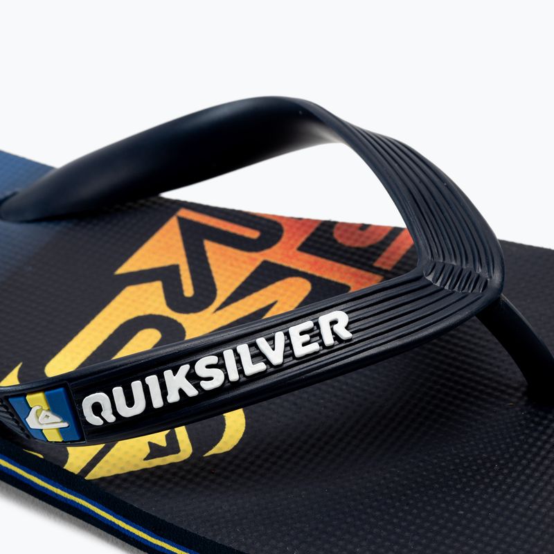 Quiksilver Molokai Art SNDL men's flip-flops blue AQYL101264-BYJ1 7