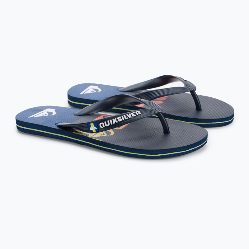 Children's flip flops Quiksilver Molokai Art B blue 3