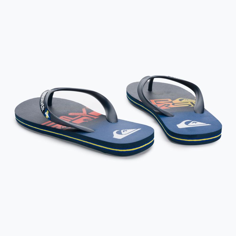 Children's flip flops Quiksilver Molokai Art B blue 5