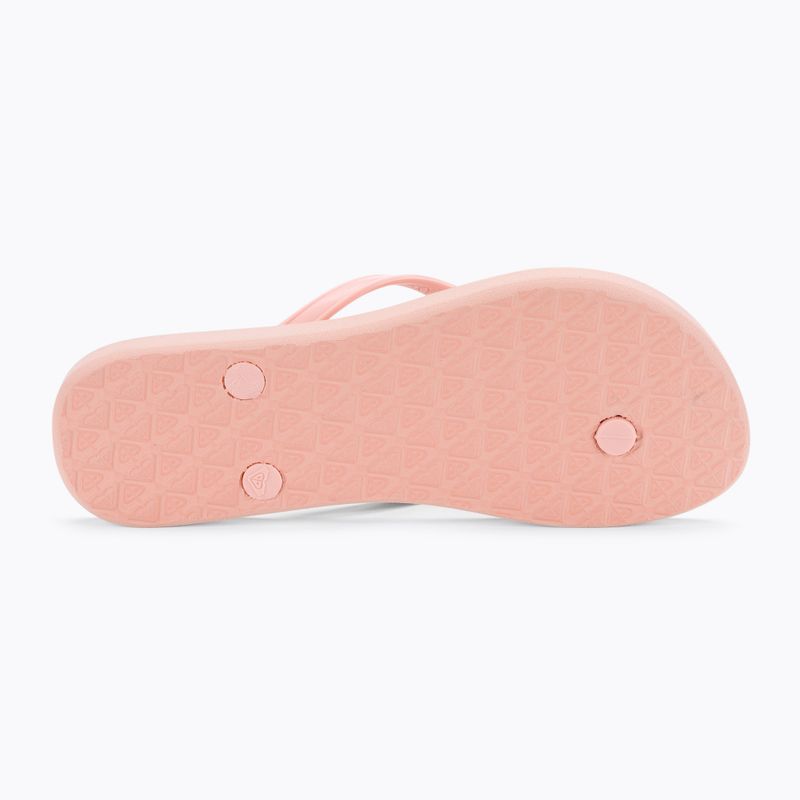 Children's flip flops ROXY Viva Stamp II 2021 lt peach 4