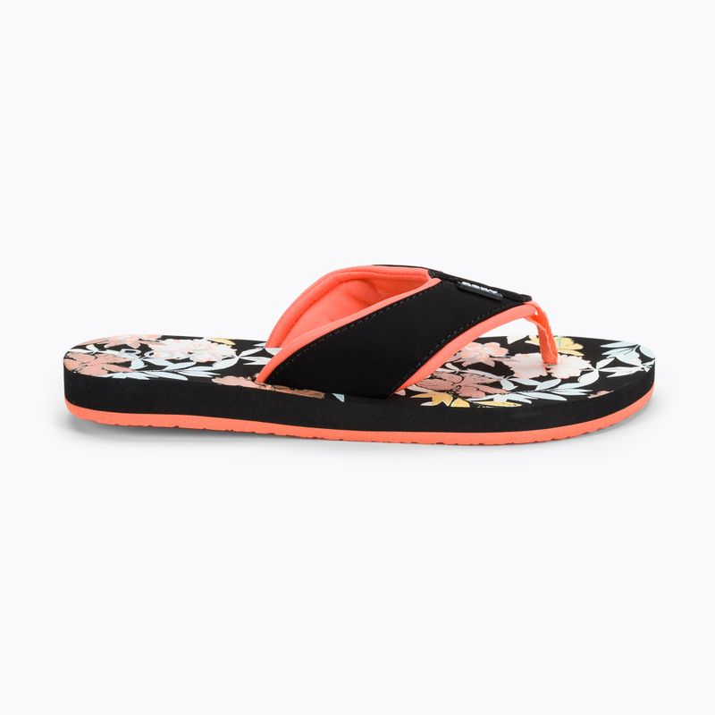 Women's flip flops ROXY Coastin Print 2021 black print 2