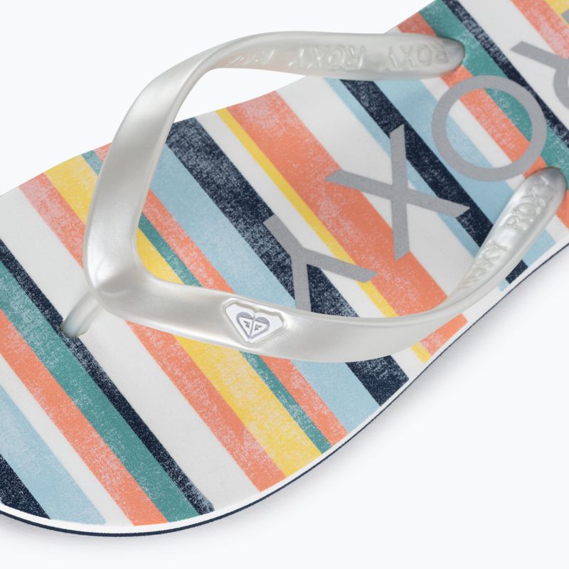 Children's flip flops ROXY Tahiti VII 2021 stripe citrus/olmpian blue 7