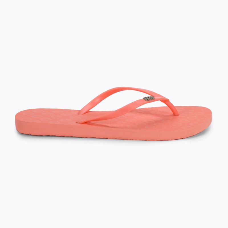 Women's flip flops ROXY Viva IV 2021 hot coral 2