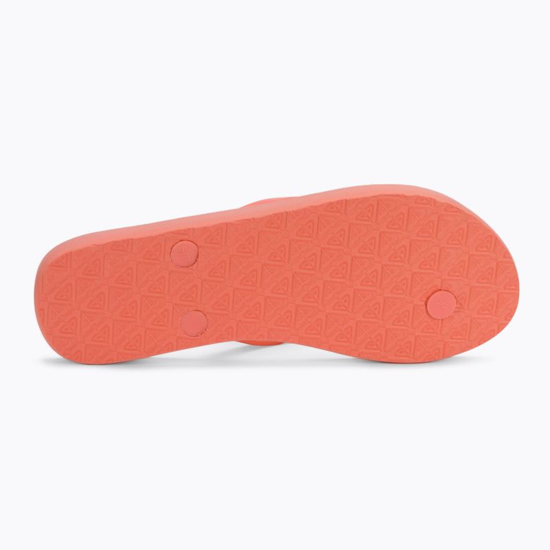 Women's flip flops ROXY Viva IV 2021 hot coral 4