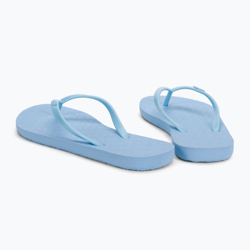 Women's flip flops ROXY Viva IV 2021 light blue 3