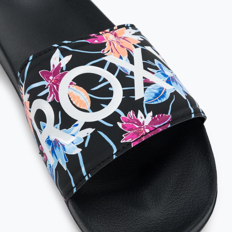 Women's flip-flops ROXY Slippy II 2021 black/azela pink 7