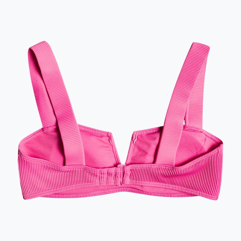 Swimsuit top ROXY Love The Coco V 2021 pink guava 2
