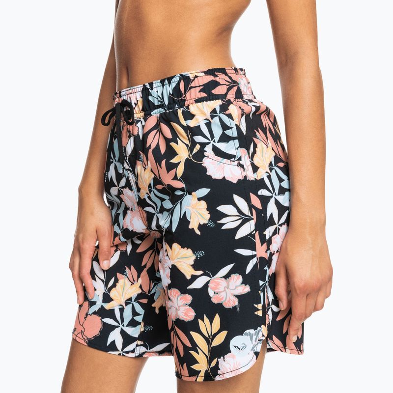 Women's swim shorts ROXY Basics 9" 2021 anthracite/island vibes
