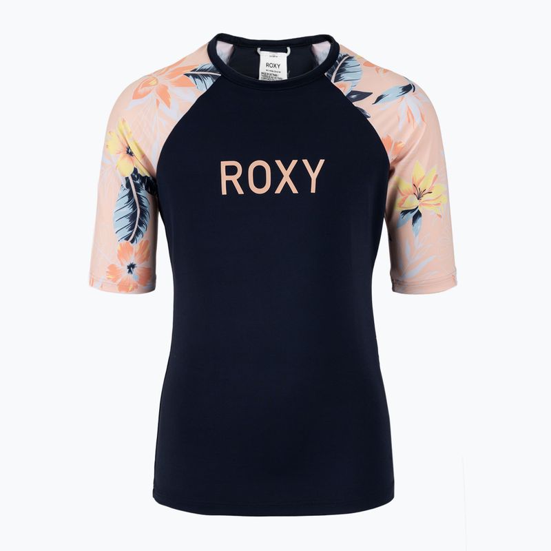 Children's swimming T-shirt ROXY Printed 2021 tropical peach/tropical bree