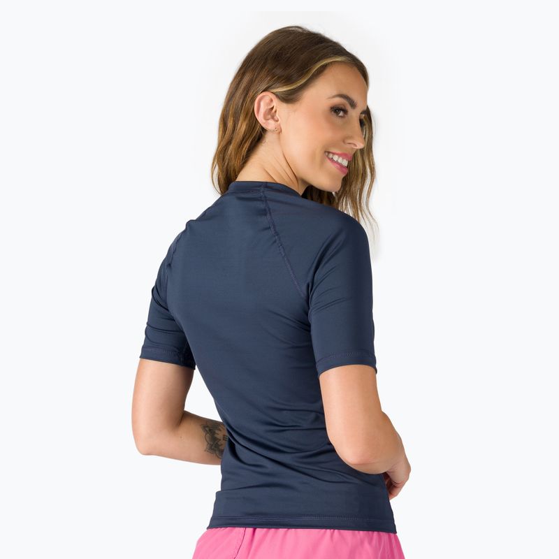 Women's swimming T-shirt ROXY Whole Hearted 2021 mood indigo 3
