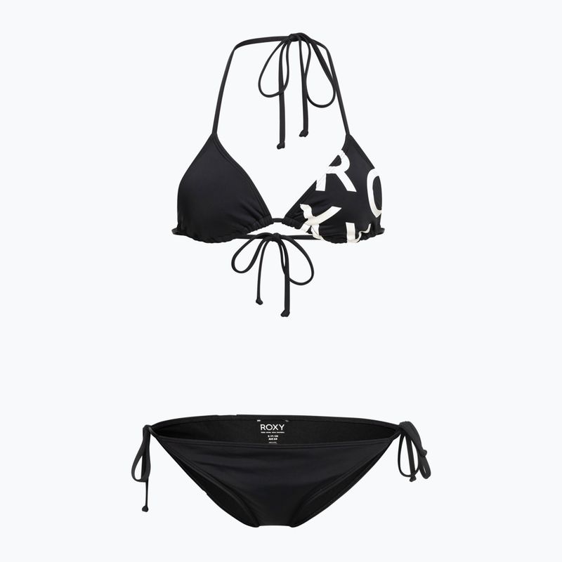 Women's two-piece swimsuit ROXY Beach Classics Tie Side anthracite