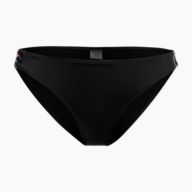 Swimsuit bottoms ROXY Active Sporty 2021 anthracite/floral flow 5