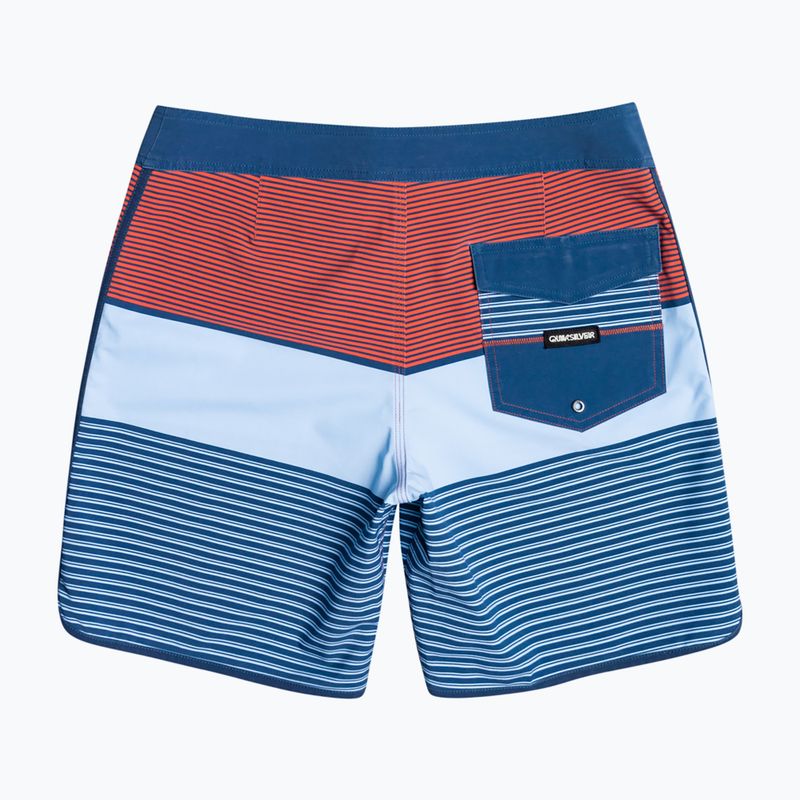 Quiksilver men's Surfsilk Tijuana 18" blue-orange swim shorts EQYBS04651-BSN6 2
