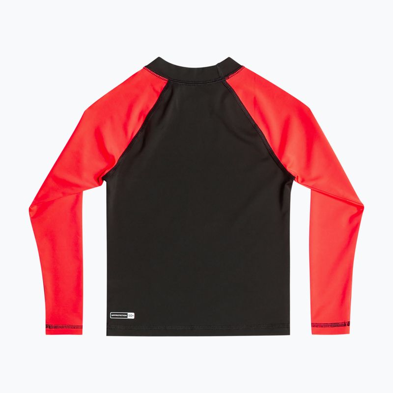 Quiksilver Next Gen children's swim shirt fiery coral 2