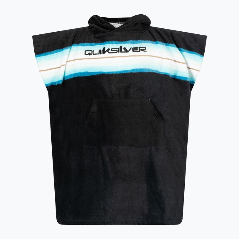 Children's ponchos Quiksilver Hoody Towel black/blue