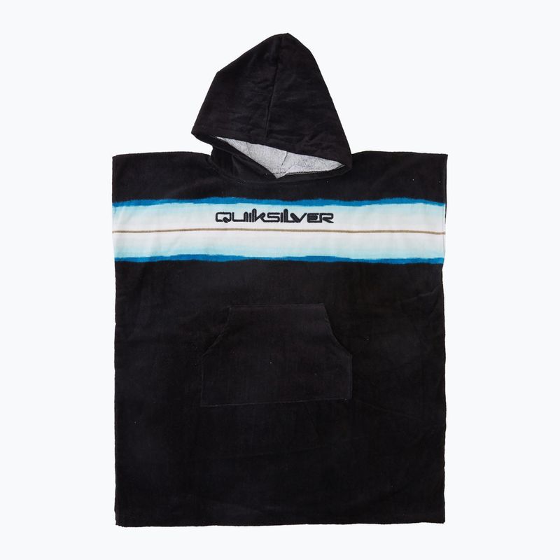 Children's ponchos Quiksilver Hoody Towel black/blue 4