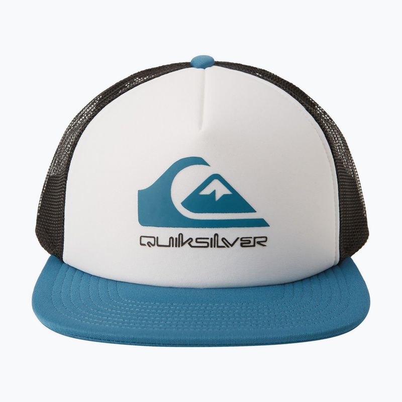 Children's baseball cap Quiksilver Foamslayer Youth white/blue 2