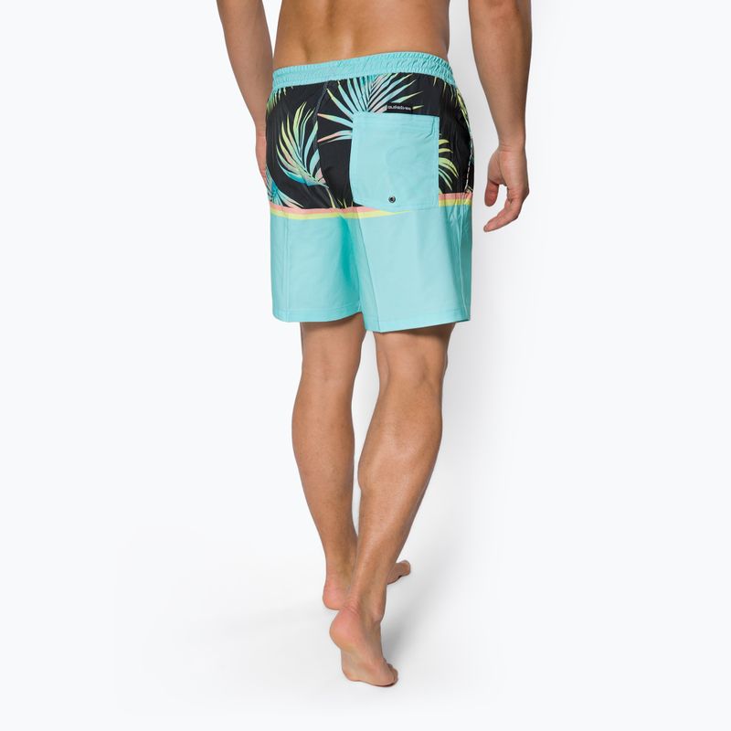 Quiksilver men's Ocean Division 17" light blue swim shorts EQYJV03891-BGD6 3