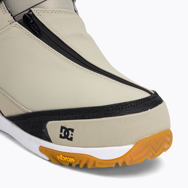 Men's snowboard boots DC Transcend off white/gum 7