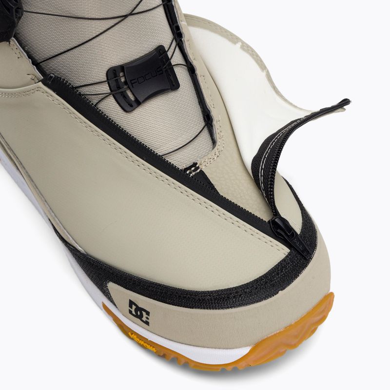 Men's snowboard boots DC Transcend off white/gum 9
