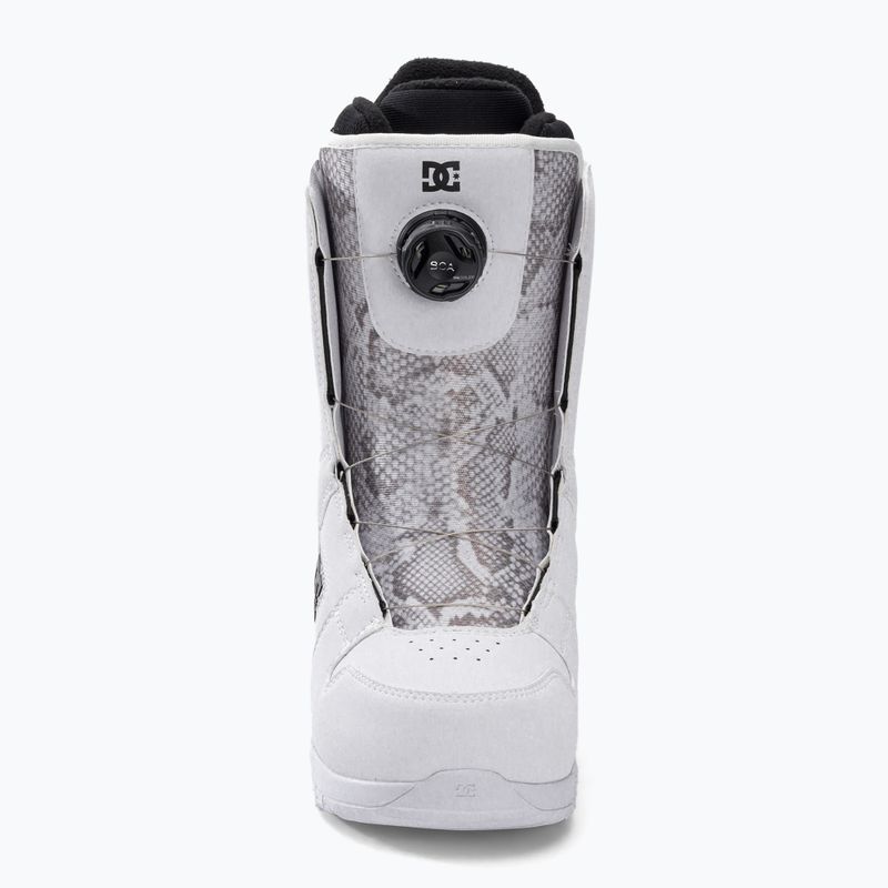 Women's snowboard boots DC Phase Boa white/snake 3
