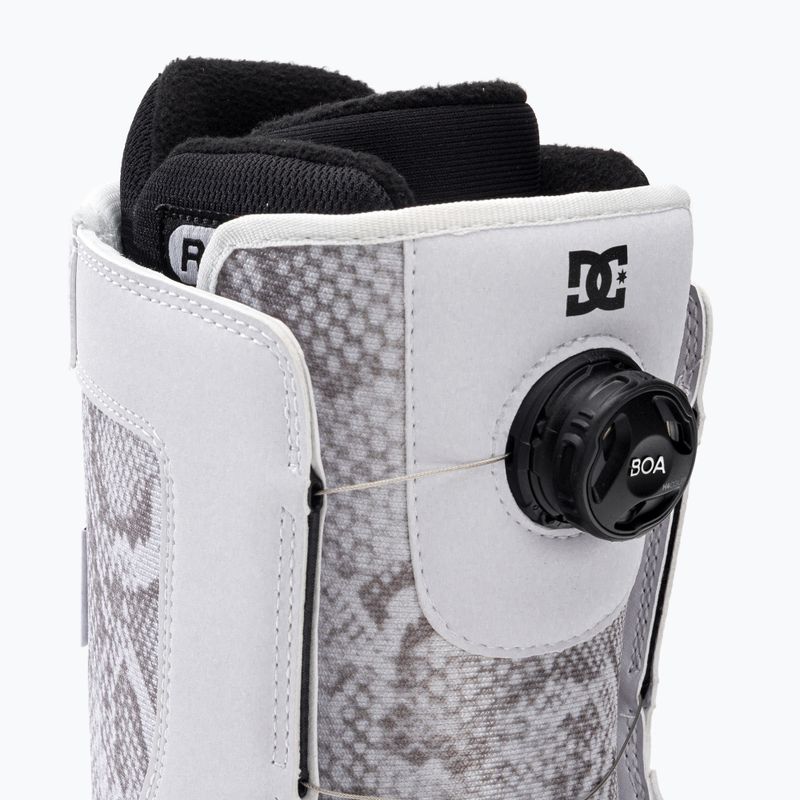Women's snowboard boots DC Phase Boa white/snake 6
