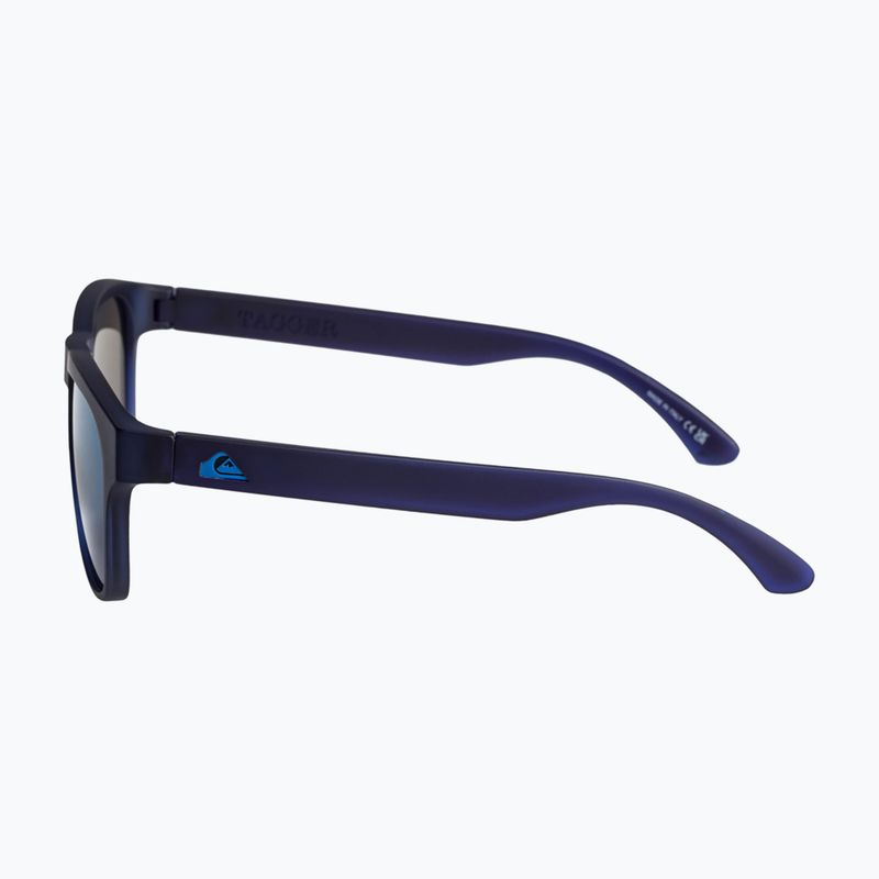 Men's Quiksilver Tagger navy flash blue sunglasses 7