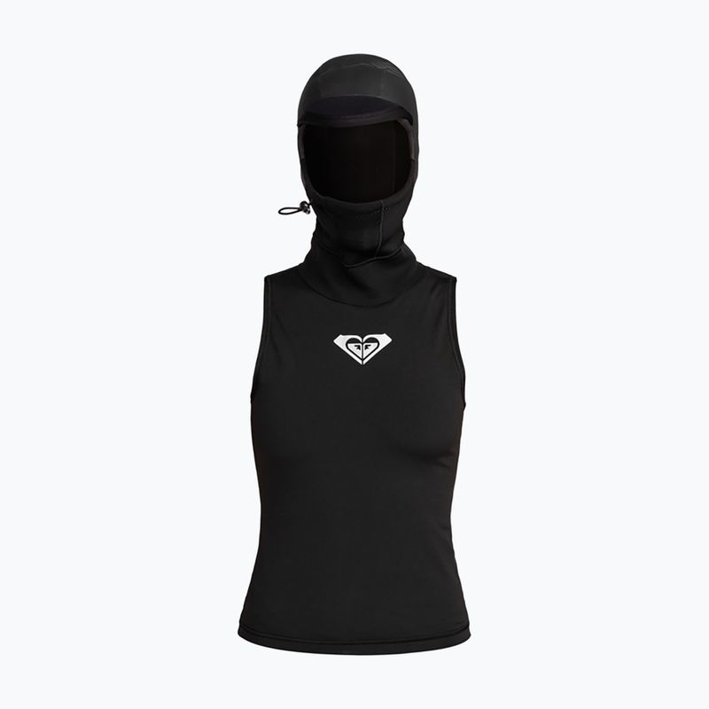 Women's ROXY 2.0 mm Swell Series Hooded Neoprene Wetsuit Vest true black