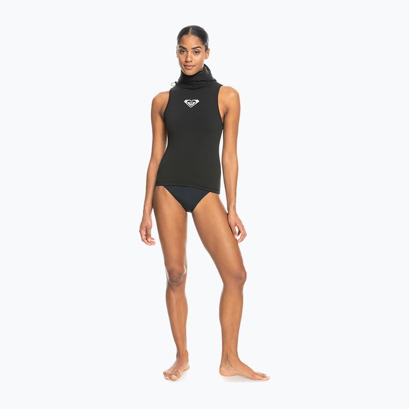 Women's ROXY 2.0 mm Swell Series Hooded Neoprene Wetsuit Vest true black 4