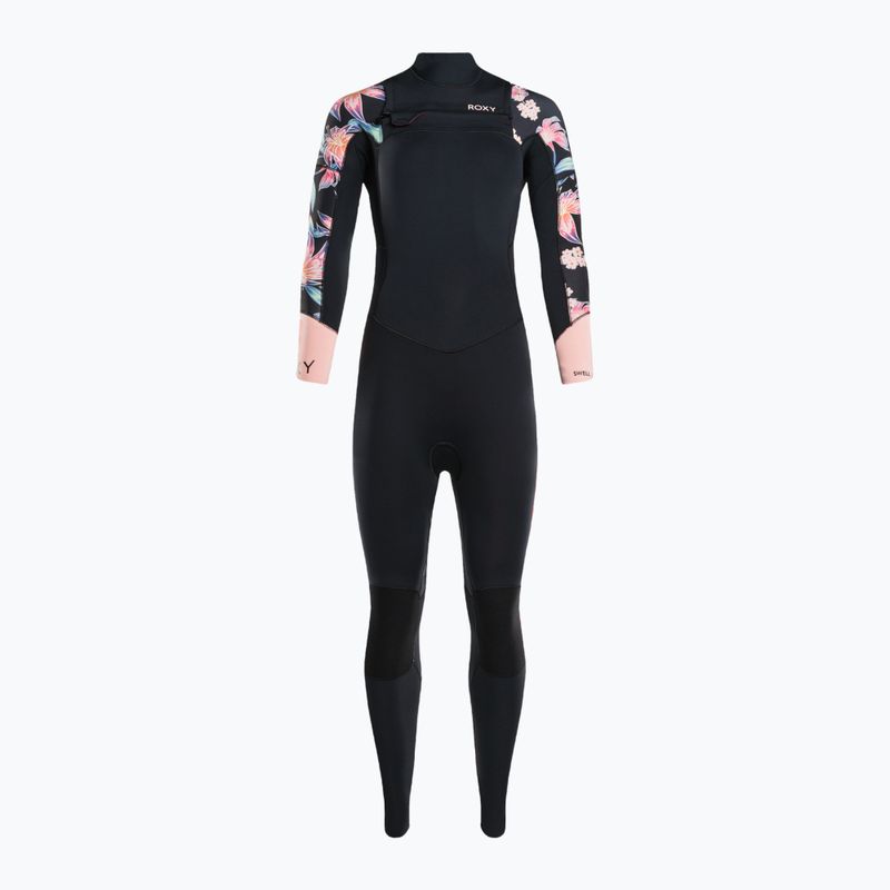 Women's wetsuit ROXY 5/4/3 Swell Series FZ GBS 2021 anthracite paradise found s 2