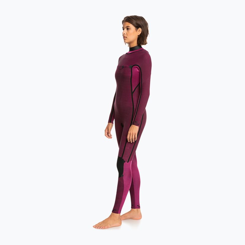 Women's wetsuit ROXY 3/2 Elite XT ST Printed FZ GBS 2021 true black/black flowers 6