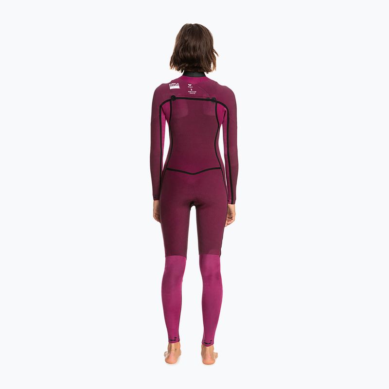 Women's wetsuit ROXY 3/2 Elite XT ST Printed FZ GBS 2021 true black/black flowers 7
