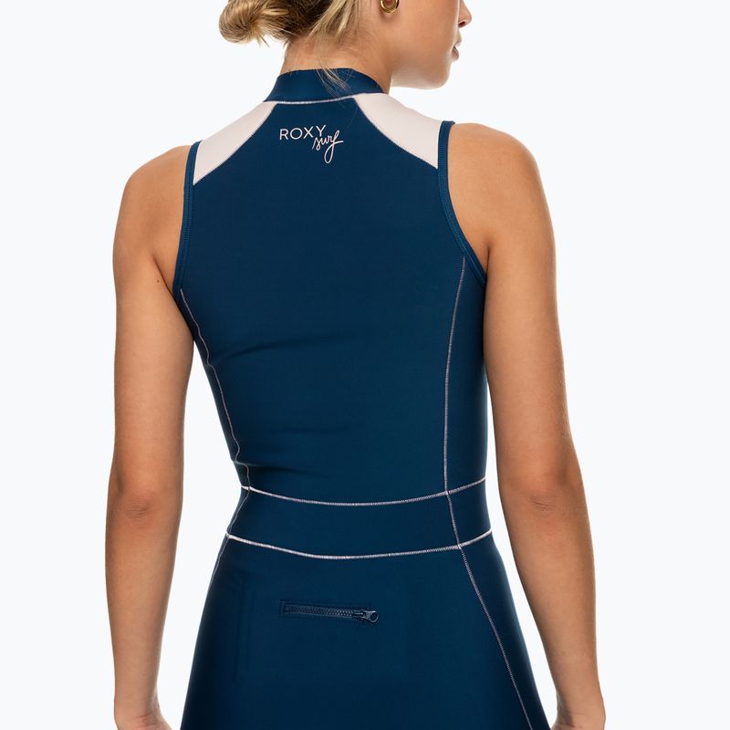Women's wetsuit ROXY 1.5 ROXY Rise Long Jane FZ QLCK 2021 iodine blue 4