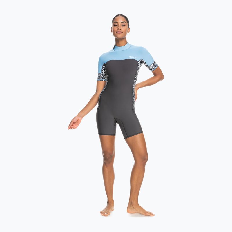 Women's ROXY 2.0 Swell Series SS BZ QLCK jet/boy blue wetsuit 2