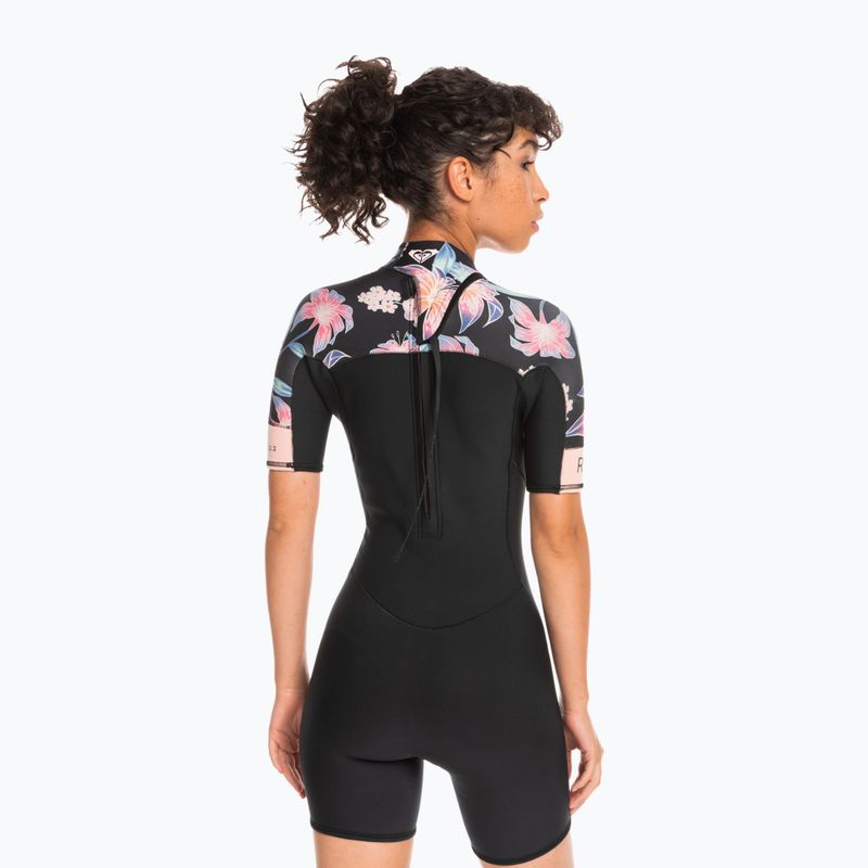 Women's wetsuit ROXY 2.0 Swell Series SS BZ QLCK 2021 anthracite paradise found s 3