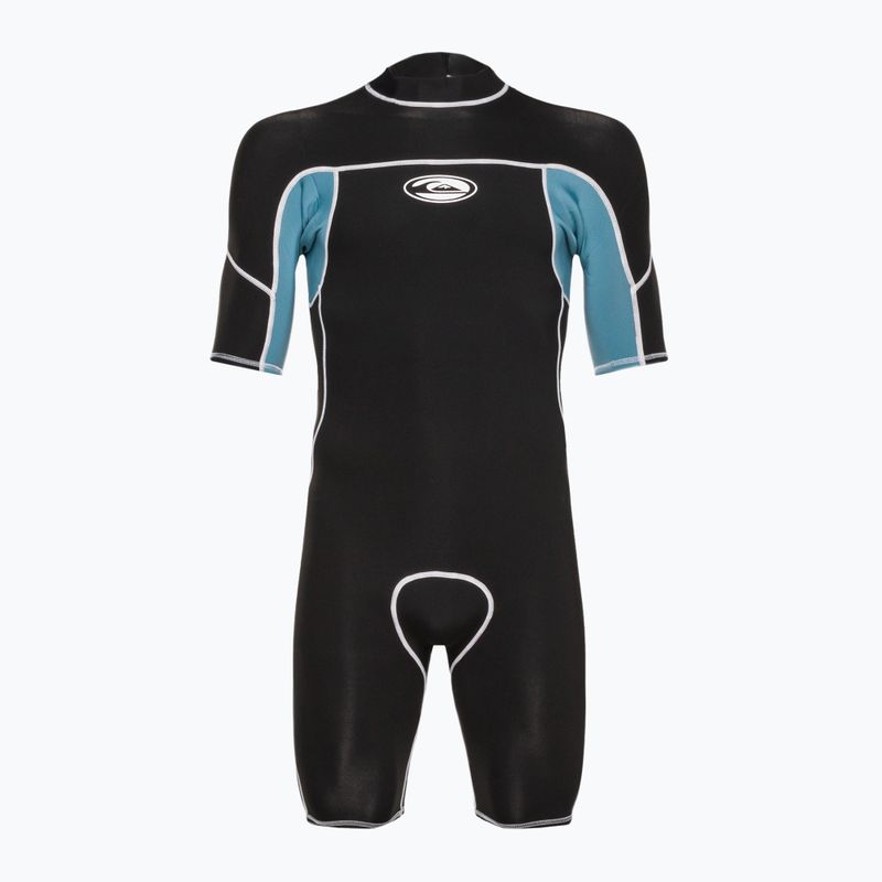 Quiksilver men's 2/2 Capsule Saturn SS SP black/provincial blue wetsuit 2