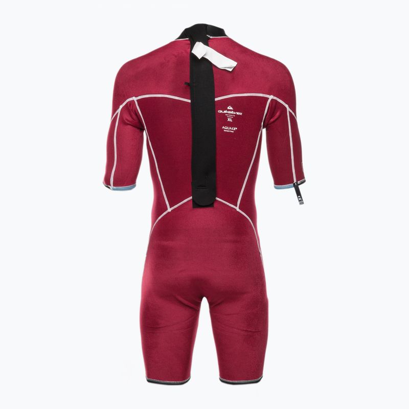 Quiksilver men's 2/2 Capsule Saturn SS SP black/provincial blue wetsuit 5