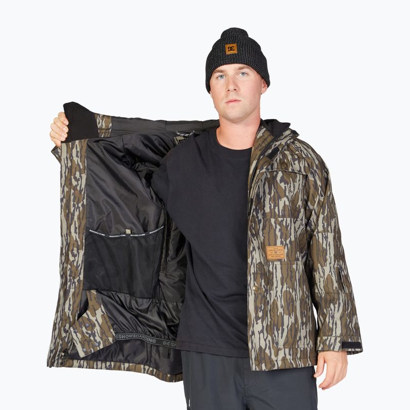 Men's snowboard jacket DC Servo mossy oak original bottomland 7