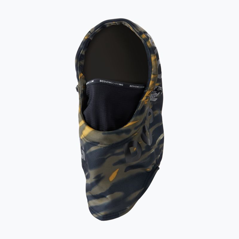 Men's balaclava DC Hoodaclava angled tie dye ivy green 6