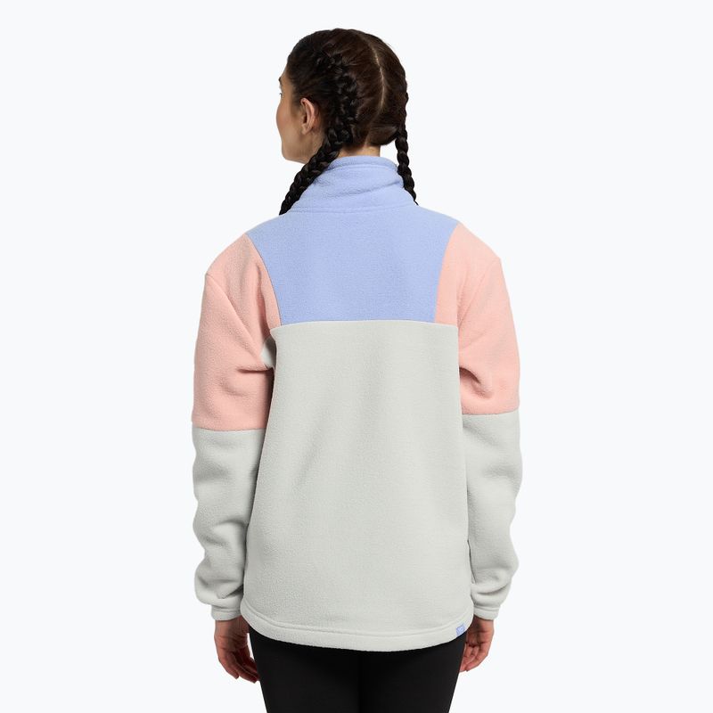 Women's snowboard sweatshirt ROXY Chloe Kim Layer 2021 heather grey 4