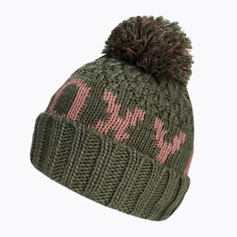 Children's winter hat ROXY Tonic 2021 deep lichen green 3