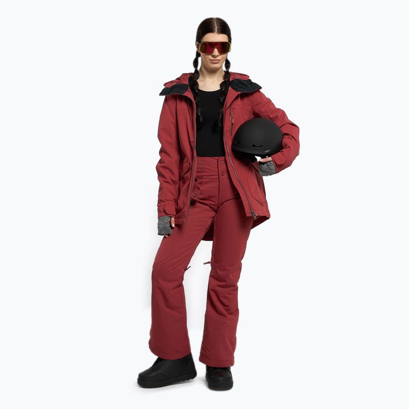 Women's snowboard jacket ROXY Stated Warmlink 2021 brick red 2