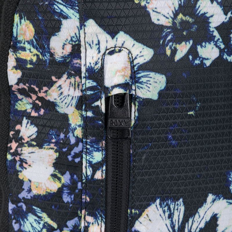 Women's snowboard backpack ROXY Tribute 2021 true black black flowers 6