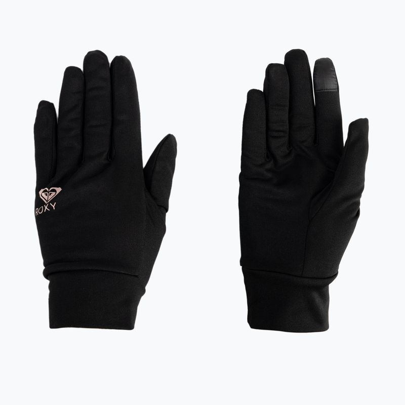 Women's snowboard gloves ROXY Hydrosmart Liner 2021 true black
