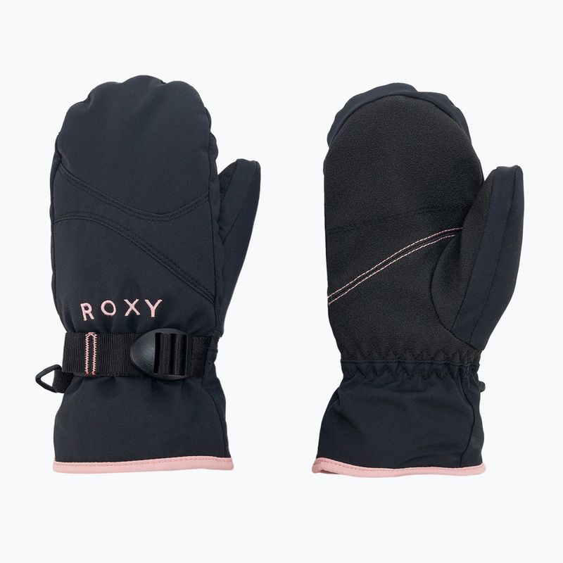 Children's snowboard gloves ROXY Jetty Solid 2021 true black