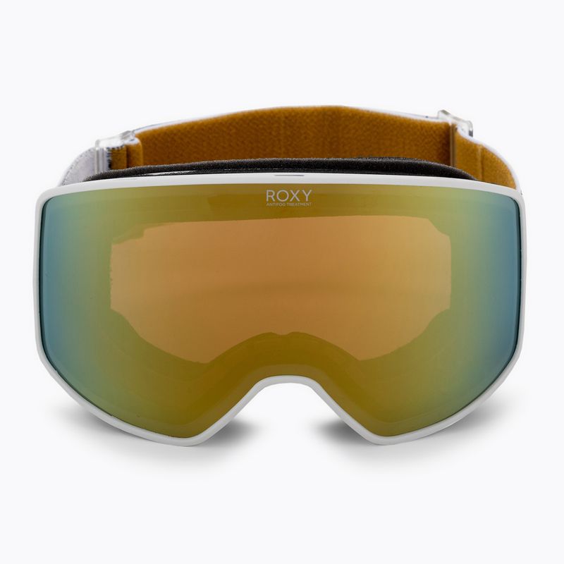Women's snowboard goggles ROXY Storm Peak Chic 2021 bright white 2