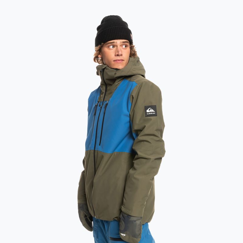 Quiksilver Muldrow men's snowboard jacket green EQYTJ03376 4