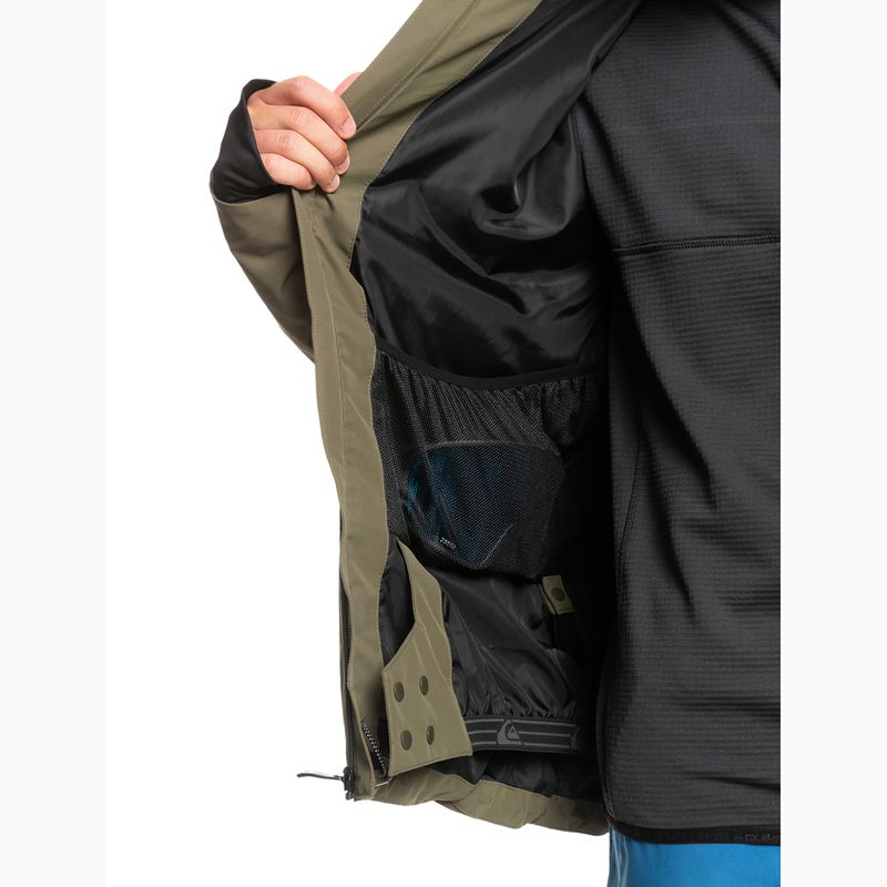 Quiksilver Muldrow men's snowboard jacket green EQYTJ03376 6