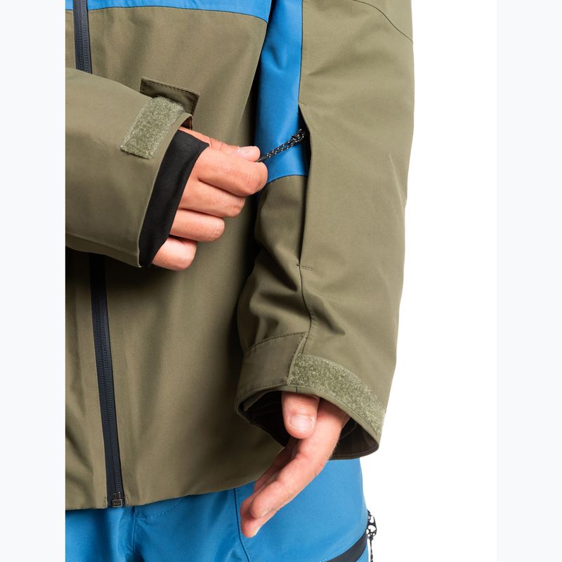 Quiksilver Muldrow men's snowboard jacket green EQYTJ03376 8