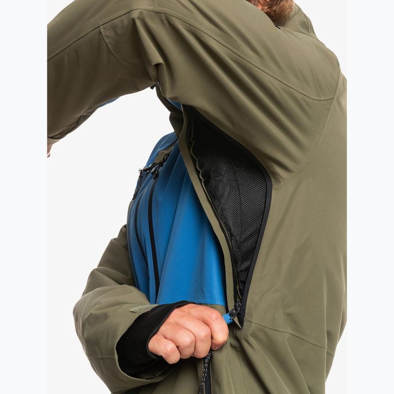Quiksilver Muldrow men's snowboard jacket green EQYTJ03376 10
